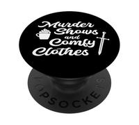 Funny Film Buff Detective stories Whodunit Mystery series PopSockets Adhesive PopGrip