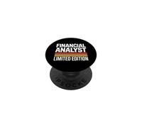 Funny Financial Analyst Saying Limited Edition Retro PopSockets Adhesive PopGrip