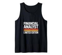 Funny Financial Analyst Saying Limited Edition Retro Tank Top