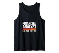 Funny Financial Analyst Saying Limited Edition Retro Tank Top