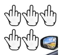 Funny Finger Decor - Acrylic Prank Props with Suction Cup, 5pcs Trick Toy, Creative Home Decor | Gag Accessories for Window Door Display, Joke Decorations for Women, Party Novelty Fun Collectibles