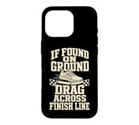 Funny Finish Line Running Humor Case for iPhone 16 Pro