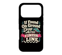 Funny Finish Line Running Humor Case for iPhone 17 Pro