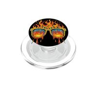Funny Fire Glasses Costume for Burning Boys and Girls PopSockets PopGrip for MagSafe