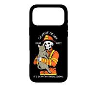 Funny Firefighter Skeleton I'm Here To Save Your Kitty Case for iPhone 17 Pro Max