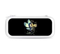 Funny Firefly Bugs Insects Carry Case for Switch Carrying Cover Storage Bag Protective Accessories Travel White-Style