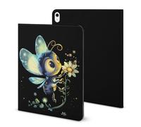 Funny Firefly Bugs Insects Case Compatible for IPAD 2020 AIR 4 （10.9in） Tablet Cases Cover with Pencil Holder Auto Wake/Sleep