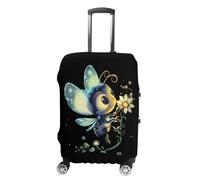 Funny Firefly Bugs Insects Suitcase Cover Washable Luggage Protective Covers Travel XL