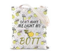 Funny Firefly Raymond Tote Bag Frog Princess Gifts Princess Friends Ray Inspired Gifts Princess Lover Gift (BUTT T UK)