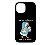Funny First Time Dads with New-born Baby Struggles Case for iPhone 12 mini
