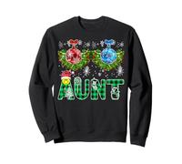 Funny First Xmas As An Aunt Tinsel Tits His And Hers Xmas Sweatshirt