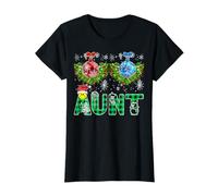 Funny First Xmas As an Aunt Tinsel Tits His and Hers Xmas T-Shirt