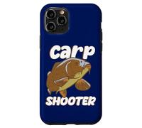 Funny Fish Hunter Carp Shooter Quote Freshwater Fish Fisher Case for iPhone 11 Pro