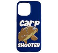 Funny Fish Hunter Carp Shooter Quote Freshwater Fish Fisher Case for iPhone 15 Pro Max