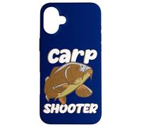 Funny Fish Hunter Carp Shooter Quote Freshwater Fish Fisher Case for iPhone 16 Plus