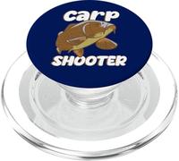 Funny Fish Hunter Carp Shooter Quote Freshwater Fish Fisher PopSockets PopGrip for MagSafe