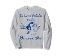 Funny Fish I'm Never Drinking Again Oh Look Wine Sweatshirt