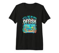 Funny Fish Tank Coral Reef Aquarium Sea Life Office Pun Premium T-Shirt