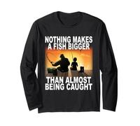 Funny Fishermen are Liars Fishing & Angling Long Sleeve T-Shirt