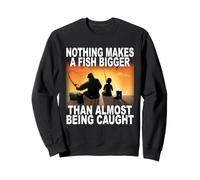 Funny Fishermen are Liars Fishing & Angling Sweatshirt