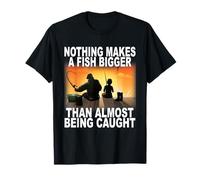 Funny Fishermen are Liars Fishing & Angling T-Shirt