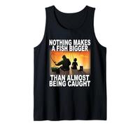 Funny Fishermen are Liars Fishing & Angling Tank Top