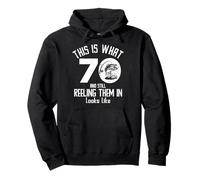 Funny Fishing 70th Birthday 70 Years Old Fisherman Pullover Hoodie