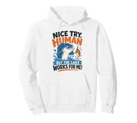 Funny Fishing Conversation Starter The Lake Works For Me Pullover Hoodie