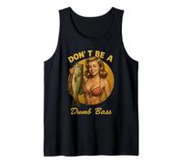 Funny Fishing Don't Be A Dumb Bass Pun Tank Top