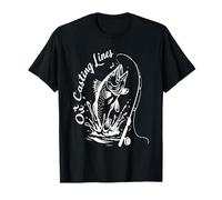 Funny Fishing For Anglers - Out Casting Lines Fishing Escape T-Shirt