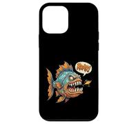 Funny Fishing Gift Aggressive Fish Roar Case for iPhone 12 mini