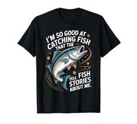 Funny Fishing Quote Big Fish Joke for Angler Humor Fans T-Shirt