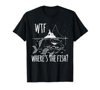 Funny Fishing Shirts For Men WTF Where's The Fish T-Shirt
