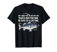 Funny Fishing Wisdom Gift for Dad T-Shirt