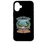 Funny Fishkeeper Aquarium Water Change Humor Case for iPhone 16 Plus