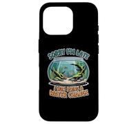 Funny Fishkeeper Aquarium Water Change Humor Case for iPhone 16 Pro