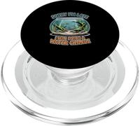 Funny Fishkeeper Aquarium Water Change Humor PopSockets PopGrip for MagSafe