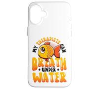 Funny Fishkeeping Fish Keeper Case for iPhone 16 Plus
