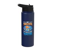 Funny Fishkeeping Fish Keeper Stainless Steel Insulated Water Bottle