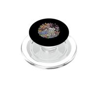 Funny Five Kittens Napping Among Butterflies PopSockets PopGrip for MagSafe
