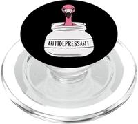 Funny Flamingo Cute Anti Depressant Zoo Boys Girls Kids PopSockets PopGrip for MagSafe