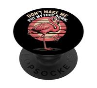 Funny Flamingo Design For Men Women Kids Bird Pink Flamingo PopSockets Adhesive PopGrip