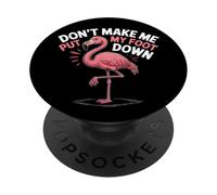 Funny Flamingo Design For Men Women Kids Bird Pink Flamingo PopSockets Adhesive PopGrip