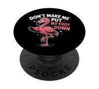 Funny Flamingo Design For Men Women Kids Bird Pink Flamingo PopSockets Adhesive PopGrip