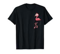 Funny Flamingo In A Pocket - Cute Flamingo Lovers T-Shirt
