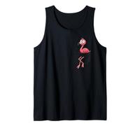 Funny Flamingo In A Pocket - Cute Flamingo Lovers Tank Top
