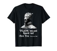Funny Flank Meme em and spank em Sun Tzu design T-Shirt