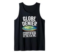 Funny Flat Earth Society Flat Earther Firmament Tank Top