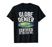 Funny Flat Earth Society Flat Earther Firmament Value Graphic T-Shirt