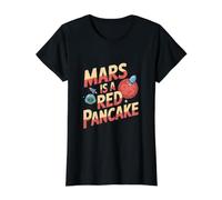 Funny Flat Mars Society Value Graphic T-Shirt
